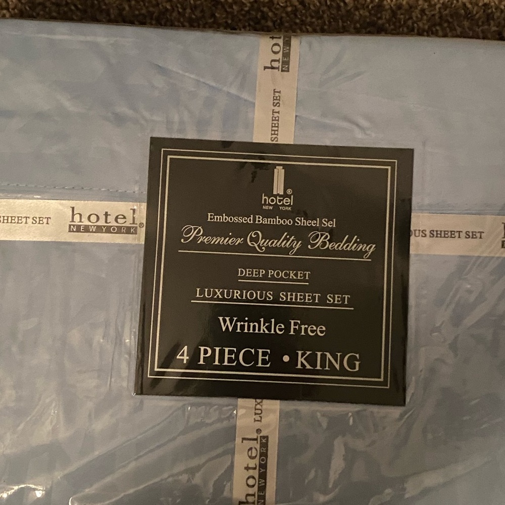 Blue Bedding — King Size